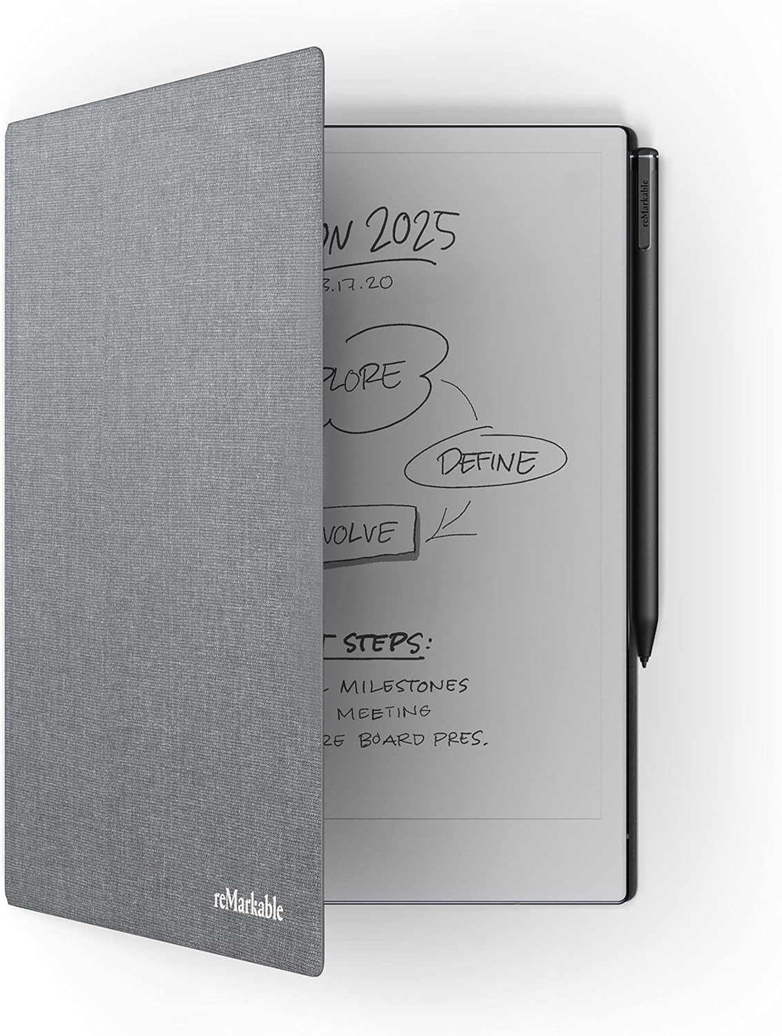 reMarkable 2 Paper Tablet 10.3" with Marker Plus and Book Folio in Gray Polymer WeaveTabletsDelivery within 5-7 working days Everything you need to do your best thinking gathered in one essential collectionExperience paper with digital powersMeet the pape